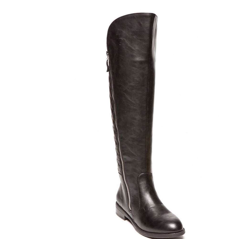 Gwyneth Over The Knee Riding Boot - Picture 3 of 5